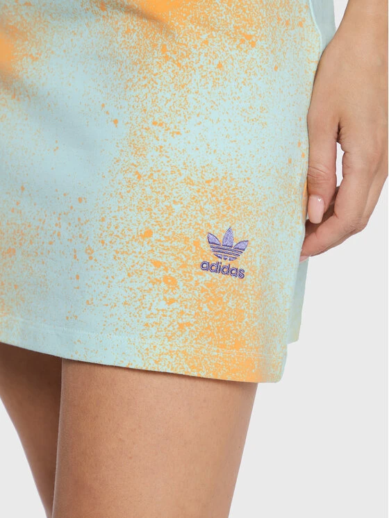 ADIDAS Vestito Da Giorno Allover Print HL9040 Blu Relaxed Fit 4 ADIDAS Vestito Da Giorno Allover Print HL9040 Blu Relaxed Fit - immagine 4