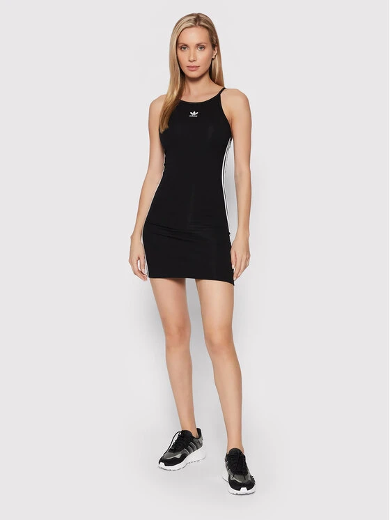 ADIDAS Vestito Estivo Adicolor Classics HC2039 Nero Slim Fit 2 ADIDAS Vestito Estivo Adicolor Classics HC2039 Nero Slim Fit - immagine 2