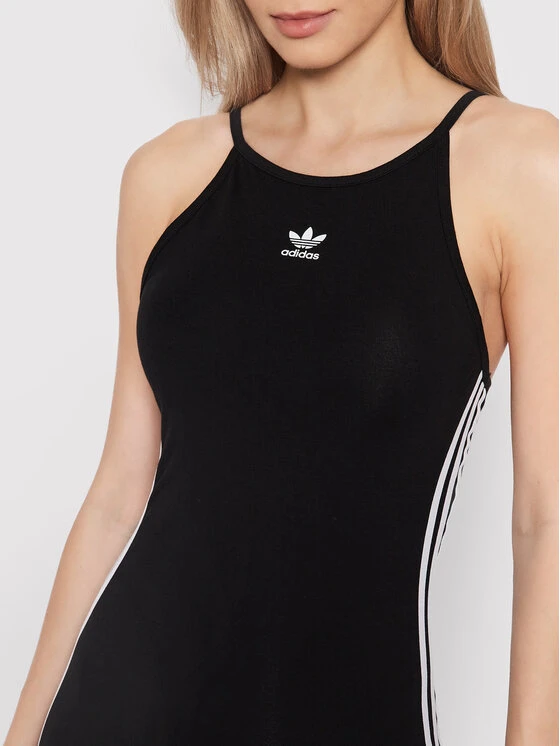 ADIDAS Vestito Estivo Adicolor Classics HC2039 Nero Slim Fit 4 ADIDAS Vestito Estivo Adicolor Classics HC2039 Nero Slim Fit - immagine 4