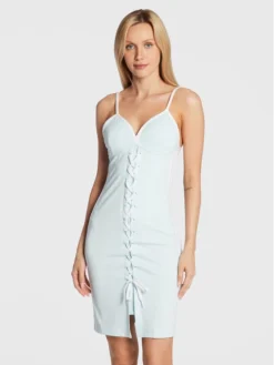 ADIDAS Vestito Estivo Always Original Laced Strap HK5088 Blu Slim Fit