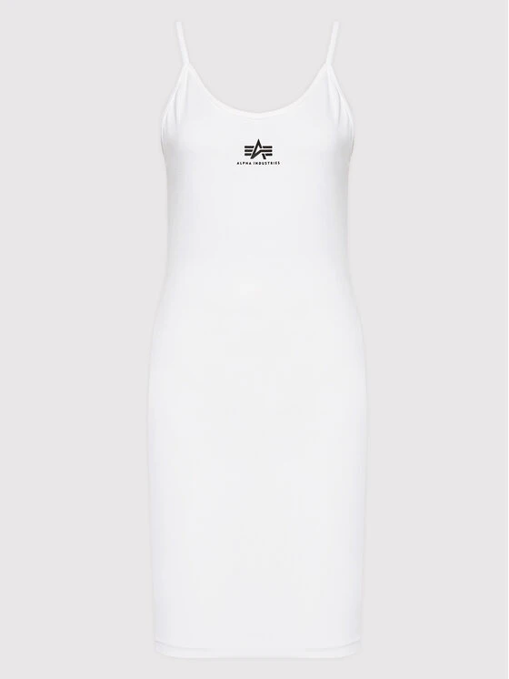 Alpha Industries Vestito Estivo Basic 116078 Bianco Slim Fit 1 Alpha Industries Vestito Estivo Basic 116078 Bianco Slim Fit