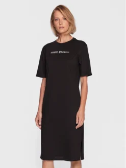 Armani Exchange Vestito Da Giorno 3RYA72 YJG3Z 1200 Nero Regular Fit