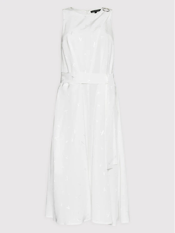 Armani Exchange Vestito Estivo 3LYA39 YNWMZ 1100 Bianco Relaxed Fit 5 Armani Exchange Vestito Estivo 3LYA39 YNWMZ 1100 Bianco Relaxed Fit - immagine 5