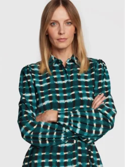 B.young Vestito Chemisier Ibine 20812172 Verde Regular Fit -Offerta economica Guess || Calvin Klein Jeans || Vero Moda b young vestito chemisier ibine 20812172 verde regular fit 3