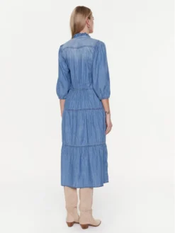 Ba&sh Vestito Di Jeans Willow 1E22WILL Blu Regular Fit -Offerta economica Guess || Calvin Klein Jeans || Vero Moda ba sh vestito di jeans willow 1e22will blu regular fit 2