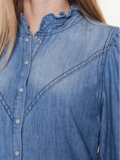 Ba&sh Vestito Di Jeans Willow 1E22WILL Blu Regular Fit -Offerta economica Guess || Calvin Klein Jeans || Vero Moda ba sh vestito di jeans willow 1e22will blu regular fit 4