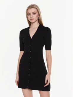 Ba&sh Vestito Di Maglia Kao 1E23KAO Nero Slim Fit