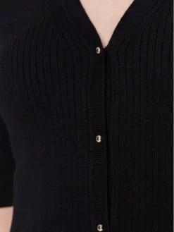 Ba&sh Vestito Di Maglia Kao 1E23KAO Nero Slim Fit -Offerta economica Guess || Calvin Klein Jeans || Vero Moda ba sh vestito di maglia kao 1e23kao nero slim fit 4