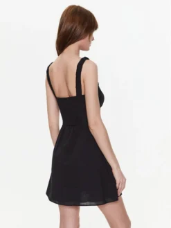 BDG Urban Outfitters Vestito Estivo BDG AZEALIA MINI 76476605 Nero Basic Fit -Offerta economica Guess || Calvin Klein Jeans || Vero Moda bdg urban outfitters vestito estivo bdg azealia mini 76476605 nero basic fit 2
