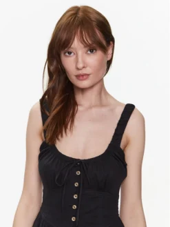 BDG Urban Outfitters Vestito Estivo BDG AZEALIA MINI 76476605 Nero Basic Fit -Offerta economica Guess || Calvin Klein Jeans || Vero Moda bdg urban outfitters vestito estivo bdg azealia mini 76476605 nero basic fit 3