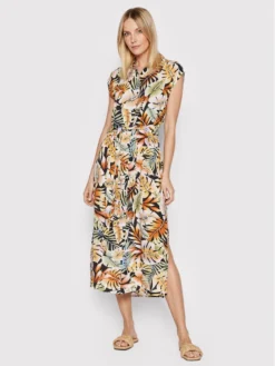 Billabong Vestito Chemisier Little Flirt C3DR15 BIP2 Beige Regular Fit