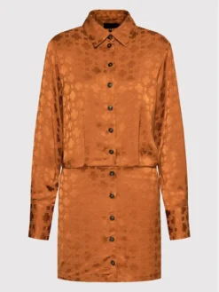 Birgitte Herskind Vestito Chemisier Bree 4426876 Marrone Regular Fit -Offerta economica Guess || Calvin Klein Jeans || Vero Moda birgitte herskind vestito chemisier bree 4426876 marrone regular fit 4