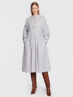 Birgitte Herskind Vestito Chemisier Freja 4654901 Blu Loose Fit