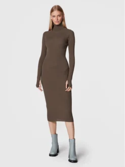 Birgitte Herskind Vestito Di Maglia Mila 4523887 Marrone Regular Fit