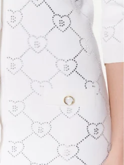 Vestito Di Maglia RA3105-MA18F Bianco Slim Fit -Offerta economica Guess || Calvin Klein Jeans || Vero Moda blugirl blumarine vestito di maglia ra3105 ma18f bianco slim fit 4