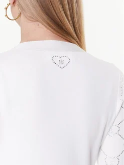 Vestito Di Maglia RA3105-MA18F Bianco Slim Fit -Offerta economica Guess || Calvin Klein Jeans || Vero Moda blugirl blumarine vestito di maglia ra3105 ma18f bianco slim fit 5