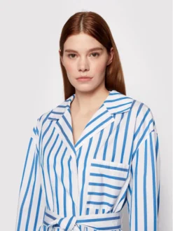 Boss Vestito Chemisier C_Disso 50447726 Blu Comfort Fit -Offerta economica Guess || Calvin Klein Jeans || Vero Moda boss vestito chemisier c disso 50447726 bianco comfort fit 3