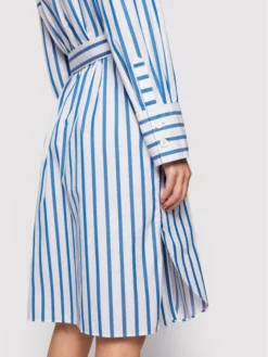 Boss Vestito Chemisier C_Disso 50447726 Blu Comfort Fit -Offerta economica Guess || Calvin Klein Jeans || Vero Moda boss vestito chemisier c disso 50447726 bianco comfort fit 4