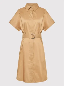 Boss Vestito Chemisier Dashile 50468013 Marrone Regular Fit -Offerta economica Guess || Calvin Klein Jeans || Vero Moda boss vestito chemisier dashile 50468013 marrone regular fit 4