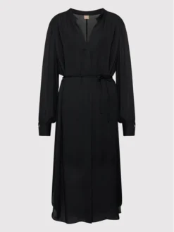 Boss Vestito Chemisier Dibanora6 50474185 Nero Regular Fit -Offerta economica Guess || Calvin Klein Jeans || Vero Moda boss vestito chemisier dibanora6 50474185 nero regular fit 4