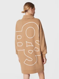 Boss Vestito Di Maglia Ecozy 50477786 Beige Oversize -Offerta economica Guess || Calvin Klein Jeans || Vero Moda boss vestito di maglia ecozy 50477786 beige oversize 2