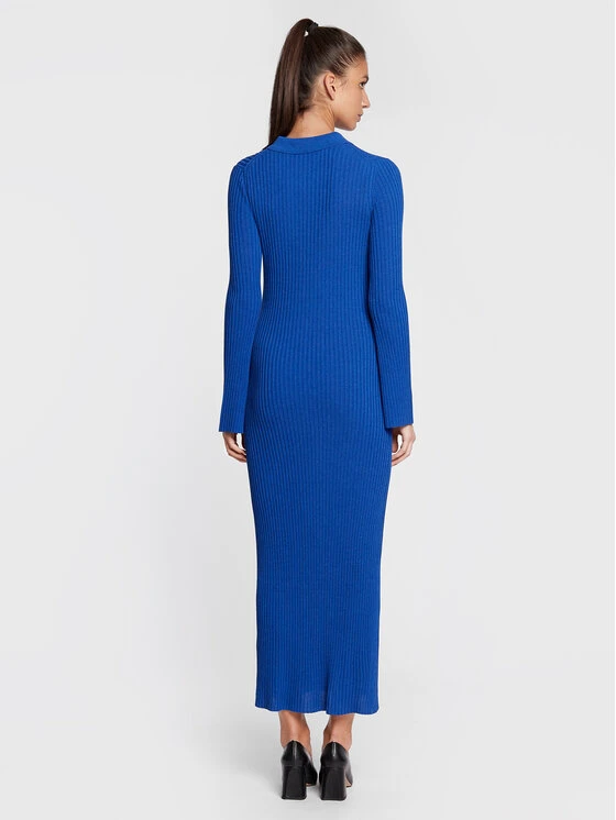 Boss Vestito Di Maglia Floriene 50474032 Blu Slim Fit 3 Boss Vestito Di Maglia Floriene 50474032 Blu Slim Fit - immagine 3