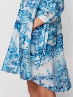 Boss Vestito Estivo Difloru 50454550 Blu Oversize -Offerta economica Guess || Calvin Klein Jeans || Vero Moda boss vestito estivo difloru 50454550 blu oversize 4