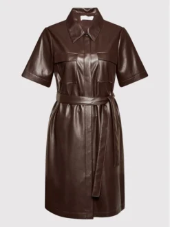 Boss Vestito In Similpelle Dalidi 50457271 Marrone Regular Fit -Offerta economica Guess || Calvin Klein Jeans || Vero Moda boss vestito in similpelle dalidi 50457271 marrone regular fit 4