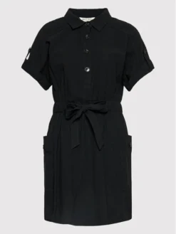 BRAVE SOUL Vestito Chemisier LDRW-272GINA Nero Regular Fit -Offerta economica Guess || Calvin Klein Jeans || Vero Moda brave soul vestito chemisier ldrw 272gina nero regular fit 4