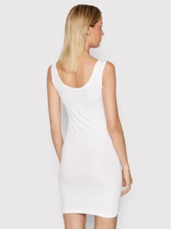 BRAVE SOUL Vestito Estivo LDRJ-36LAINEY Bianco Slim Fit -Offerta economica Guess || Calvin Klein Jeans || Vero Moda brave soul vestito estivo ldrj 36lainey bianco slim fit 2