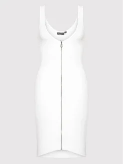 BRAVE SOUL Vestito Estivo LDRJ-36LAINEY Bianco Slim Fit -Offerta economica Guess || Calvin Klein Jeans || Vero Moda brave soul vestito estivo ldrj 36lainey bianco slim fit 4