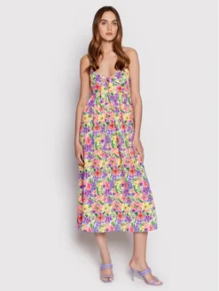 BRAVE SOUL Vestito Estivo LDRW-272DAHLIA Multicolore Regular Fit