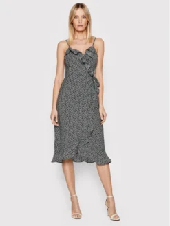 BRAVE SOUL Vestito Estivo LDRW-272HOLLIE Nero Regular Fit