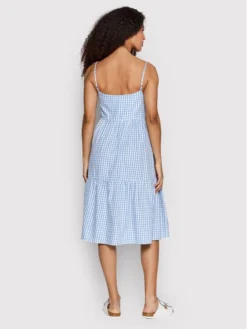 Brixton Vestito Estivo Gingham 04290 Blu Regular Fit -Offerta economica Guess || Calvin Klein Jeans || Vero Moda brixton vestito estivo gingham 04290 blu regular fit 2