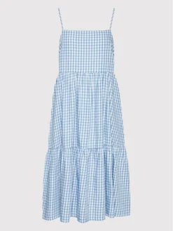 Brixton Vestito Estivo Gingham 04290 Blu Regular Fit -Offerta economica Guess || Calvin Klein Jeans || Vero Moda brixton vestito estivo gingham 04290 blu regular fit 4
