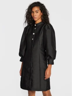 Bruuns Bazaar Vestito Chemisier Jonquil Brooklyn BBW3142 Nero Regular Fit