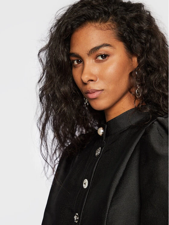 Bruuns Bazaar Vestito Chemisier Jonquil Brooklyn BBW3142 Nero Regular Fit 4 Bruuns Bazaar Vestito Chemisier Jonquil Brooklyn BBW3142 Nero Regular Fit - immagine 4