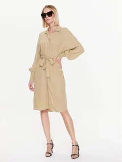 Offerta economica Guess || Calvin Klein Jeans || Vero Moda -Offerta economica Guess || Calvin Klein Jeans || Vero Moda bruuns bazaar vestito chemisier lilli thilda bbw3312 verde regular fit 1