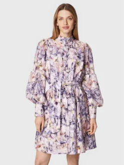 Bruuns Bazaar Vestito Chemisier Scilla BBW3052 Viola Regular Fit