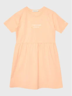 Calvin Klein Jeans Vestito Da Giorno Hero Logo IG0IG01973suki Arancione Regular Fit