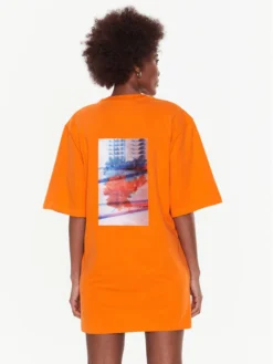 Calvin Klein Jeans Vestito Da Giorno J20J220755 Arancione Relaxed Fit -Offerta economica Guess || Calvin Klein Jeans || Vero Moda calvin klein jeans vestito da giorno j20j220755 arancione relaxed fit 2