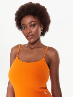 Calvin Klein Jeans Vestito Da Giorno J20J221149 Arancione Slim Fit -Offerta economica Guess || Calvin Klein Jeans || Vero Moda calvin klein jeans vestito da giorno j20j221149 arancione slim fit 3