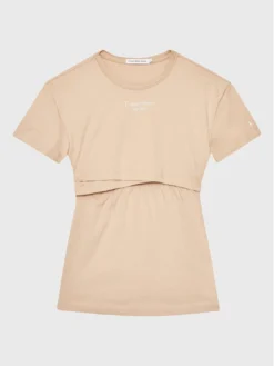 Calvin Klein Jeans Vestito Da Giorno Overlap IG0IG01959 Beige Regular Fit