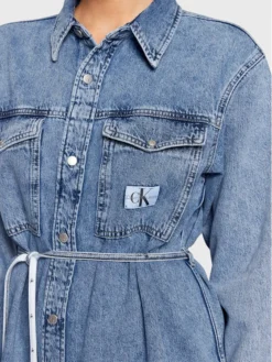 Calvin Klein Jeans Vestito Di Jeans J20J219356 Blu Regular Fit -Offerta economica Guess || Calvin Klein Jeans || Vero Moda calvin klein jeans vestito di jeans j20j219356 blu regular fit 4