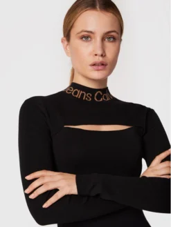 Calvin Klein Jeans Vestito Di Maglia J20J219872 Nero Slim Fit -Offerta economica Guess || Calvin Klein Jeans || Vero Moda calvin klein jeans vestito di maglia j20j219872 nero slim fit 3