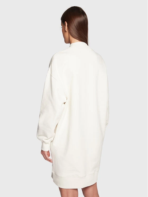 Calvin Klein Jeans Vestito Di Maglia J20J220412 Beige Relaxed Fit 3 Calvin Klein Jeans Vestito Di Maglia J20J220412 Beige Relaxed Fit - immagine 3