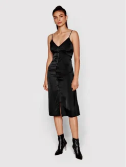 Calvin Klein Jeans Vestito Estivo J20J219640 Nero Regular Fit