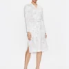 Calvin Klein Vestito Chemisier K20K205509 Bianco Regular Fit