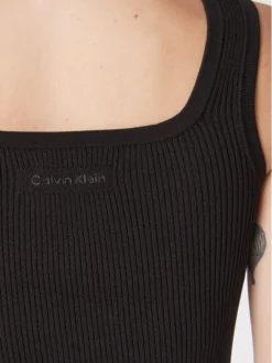 Calvin Klein Vestito Di Maglia Iconic K20K205447 Nero Slim Fit -Offerta economica Guess || Calvin Klein Jeans || Vero Moda calvin klein vestito di maglia iconic k20k205447 nero slim fit 4