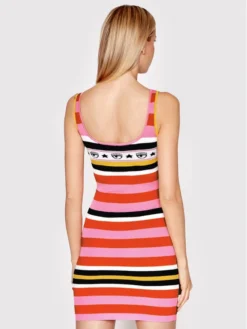Chiara Ferragni Vestito Estivo 72CBOM01 Rosa Slim Fit -Offerta economica Guess || Calvin Klein Jeans || Vero Moda chiara ferragni vestito estivo 72cbom01 rosa slim fit 2